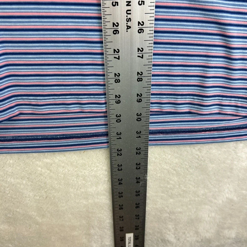 Southern Hills Peter Millar Polo Shirt Men XL Striped Golf PGA Championship 2022